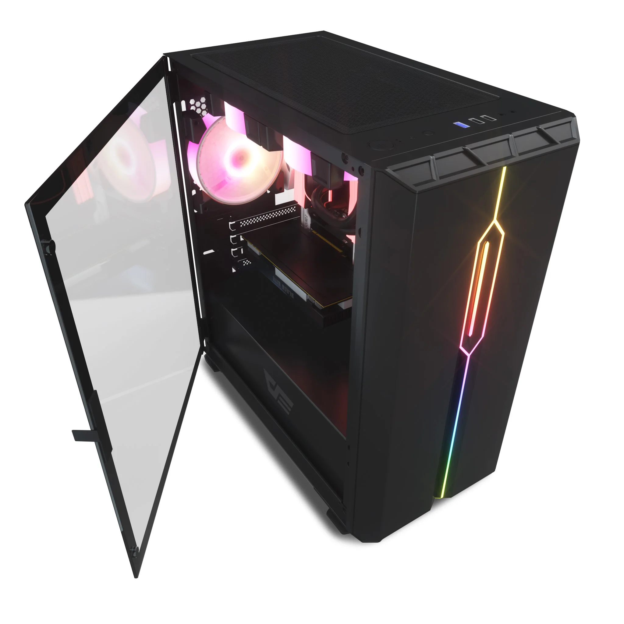 Чехол для настольного компьютера Aigo DLM23 gabinete pc gamer completo small mini matx/itx с водяным