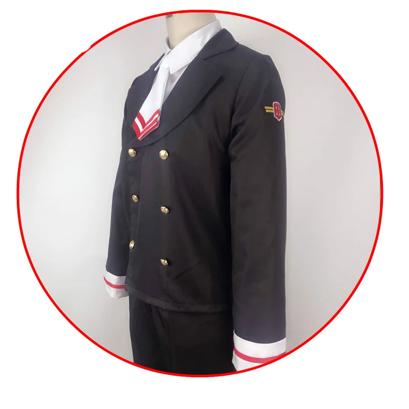 Anime Cardcaptor Sakura Cosplay Costumes Shaoran Li Costume Halloween Party Syaoran School Uniform | Тематическая одежда и