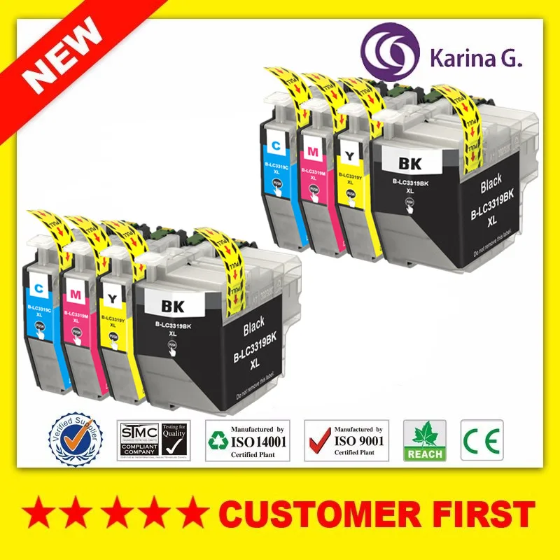 Совместимый чернильный картридж Brother Для LC3319 LC3319XL костюм для MFC J6730DW J6930DW J5330DW J5730DW