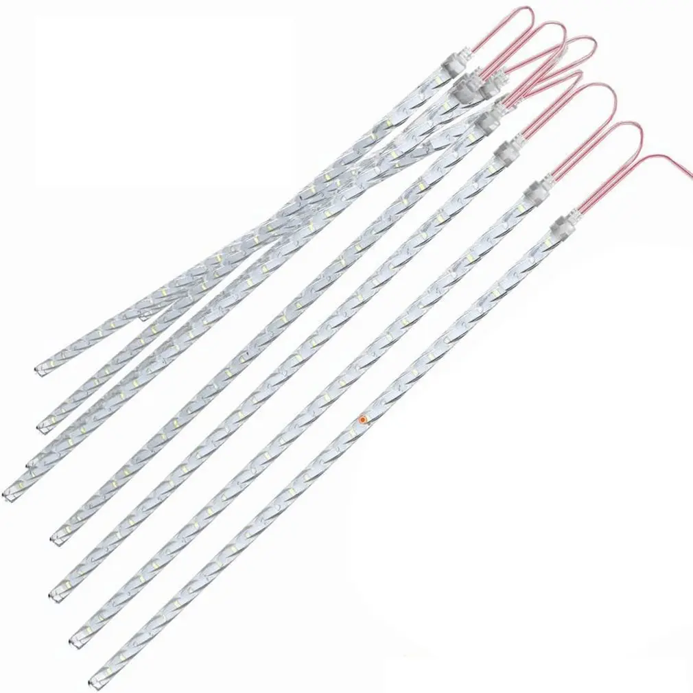 

Светодиодная трубка для метеоритного душа, 50 см, 10 трубок, водонепроницаемая светодиодная гирлянда для метеоритного душа, уличное Рождеств...