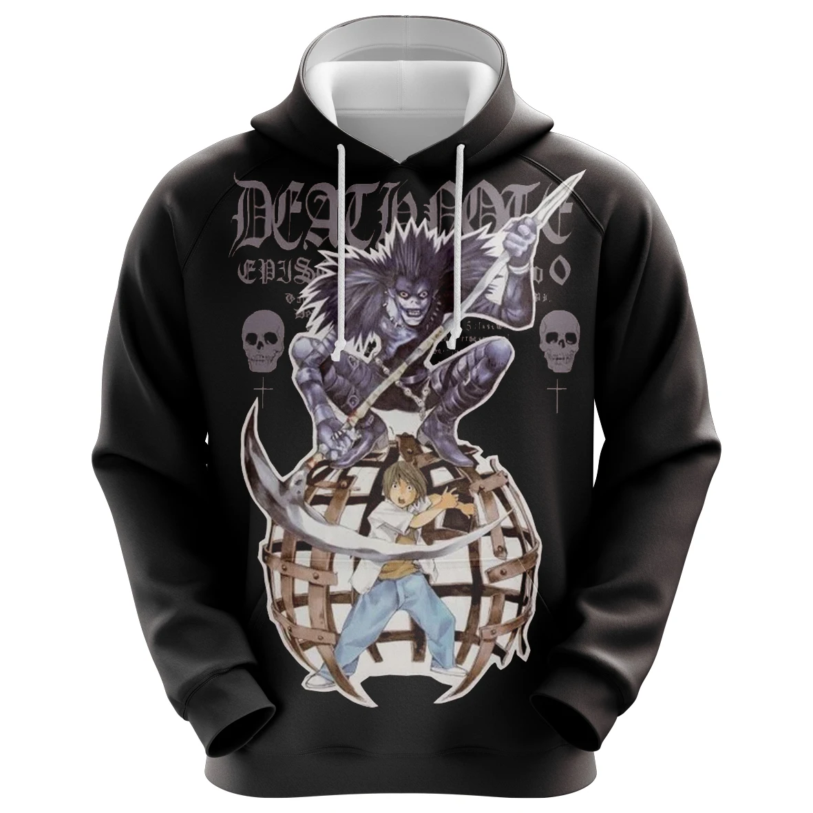 

Death Note 3D Character Children's Clothes Sportswear Hoody Autumn Long Sleeve Cartoon Kids Clothing Boys Girls Oversized Hoodie