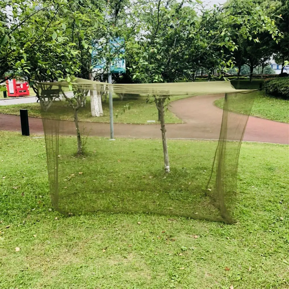 Большая сетка от комаров для дома и улицы чехол насекомых кемпинга армейского