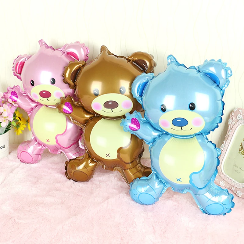 1 шт. миниатюрный милый медвежонок алюминиевая фольга подарочные украшения для