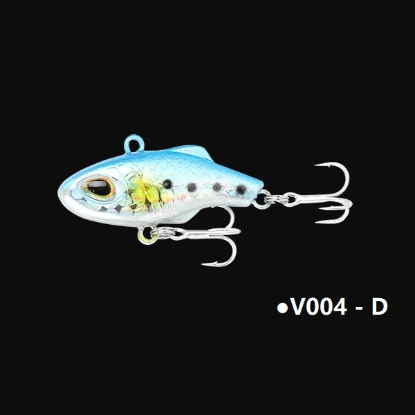 V004 - D Новинка, высокое качество, маленькие Мини приманки VIB, 35 мм, с вибрацией и подсветкой, жесткая приманка, Свинг, раковина, кренкбейт, бионическая, Реалистичная, эффективная приманка - Цвет: V004 - D
