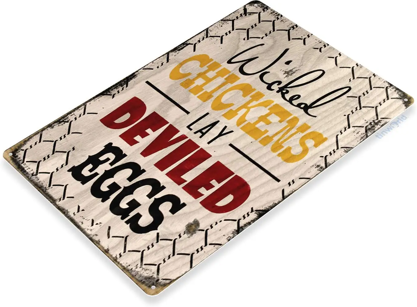 

Tin Sign Chicken Eggs Rustic Pen Coop Metal Sign Decor Kitchen Cottage Farm Barn Store Restroom Decoration Accessories