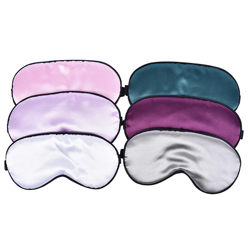 

1pcs Sleeping Eye Cover Silk Sleep Eye Mask Padded Shade Patch Eyemask Blindfolds Women Men Travel Relax Rest