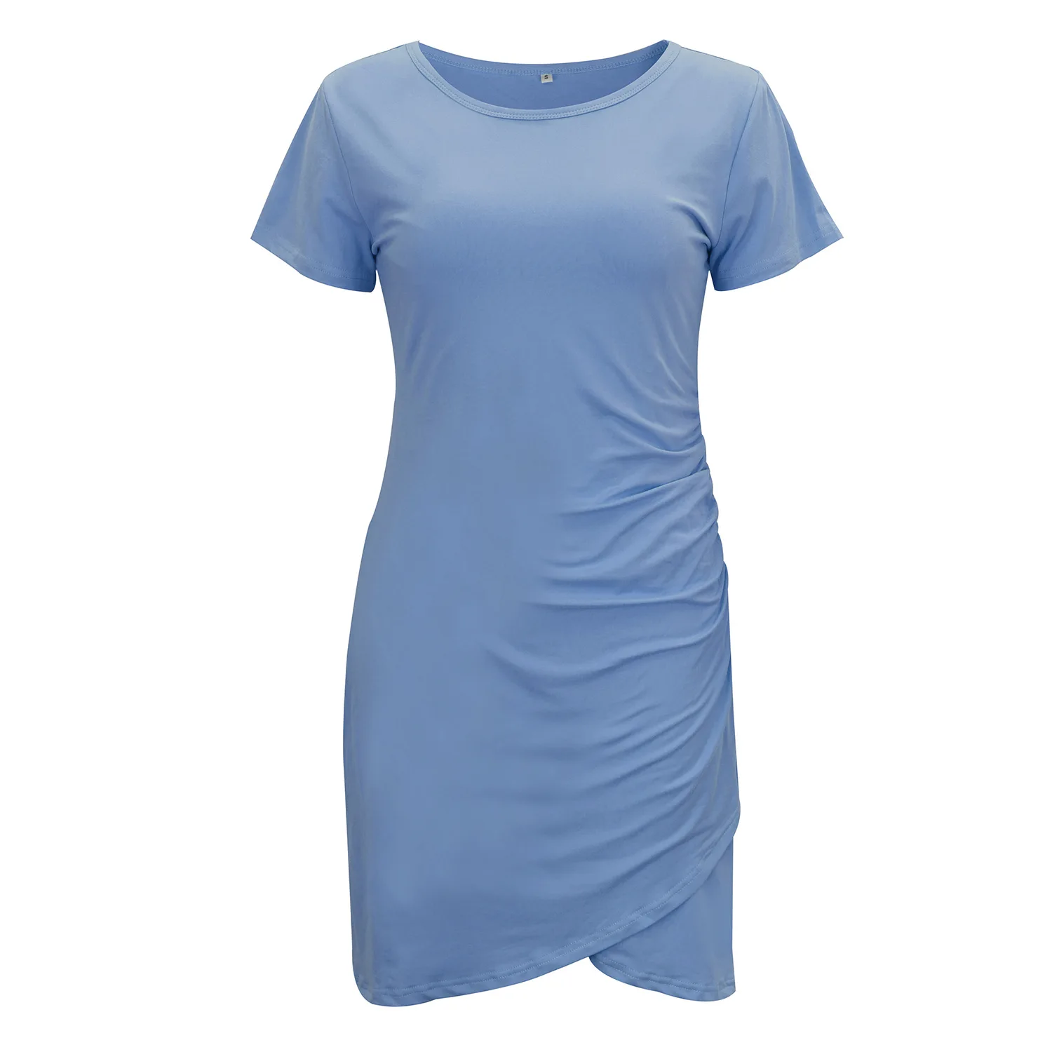 

2021 Summer Fashion New Fashion Trend Slim Fit Fold Waist Dress Ladies Casual Temperament Short Skirt Party Women's Clothing