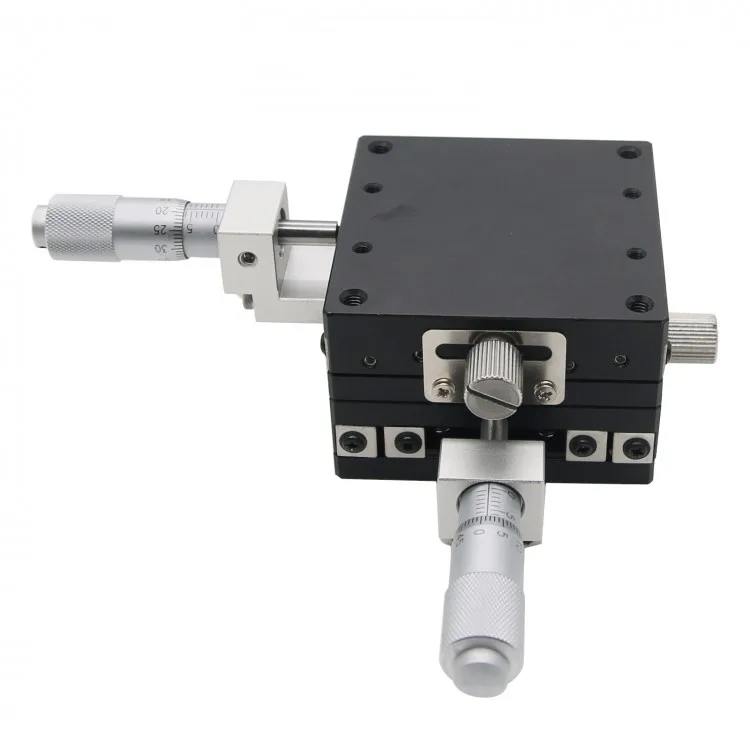 

XY-Axis Manual Displacement Platform 60mmx60mm Stage Linear Ball Bars Precision