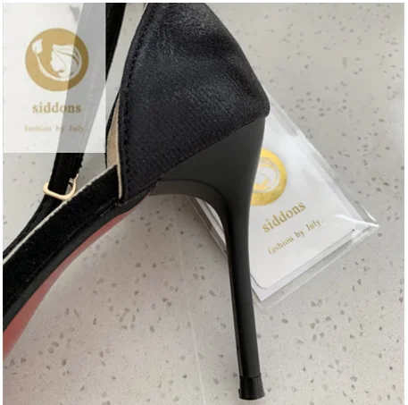 

New letter F high heels female 2021 spring sexy French girl hollow sandals single shoes fashion casual pointed