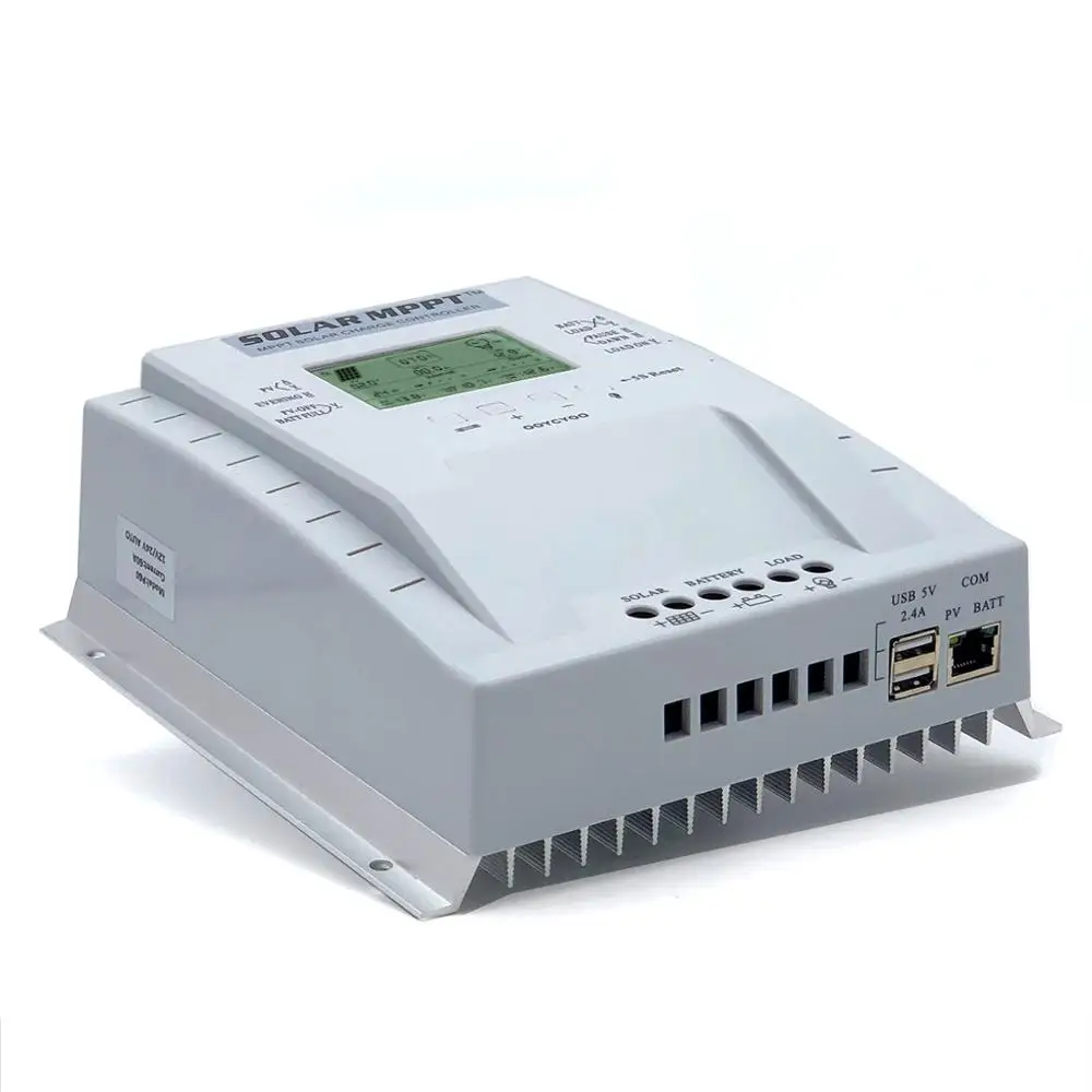 PowMr 40A 60A MPPT контроллер солнечного заряда 12 В 24 в авто для макс. 100 солнечная панель