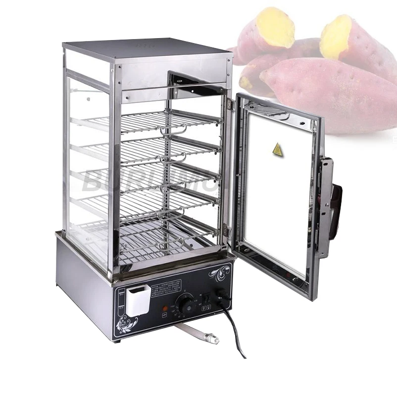 Электрический паровой шкаф коммерческая Пароварка для булочек машина