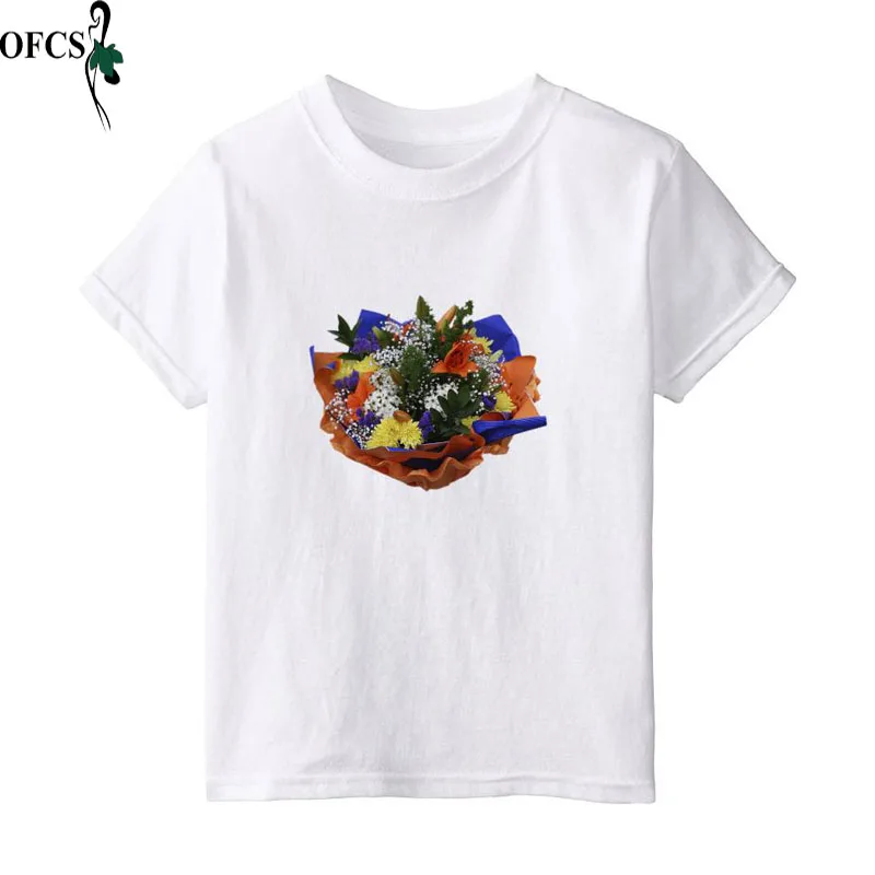 Летняя модная футболка детские белые красивые футболки с короткими рукавами и
