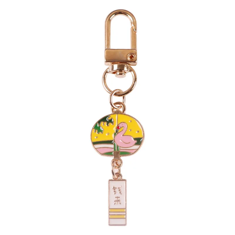 

Cute And Simple Japanese Cartoon Keychain Airpods2 Protective Key Chain Cute White Rabbit Bag Pendant Key Ring