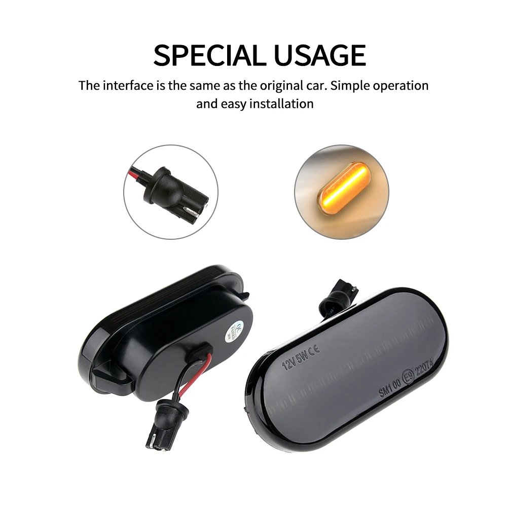 1 пара динамические светодиодные бокосветодиодный габаритные огни для VW MK4 Jette Bora