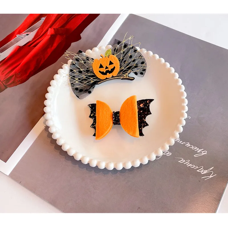 2021 New Fashion Halloween Girl Alligator Hair Clips For Baby Girls Hairpin Headwear Accessories Ball Dress Up |