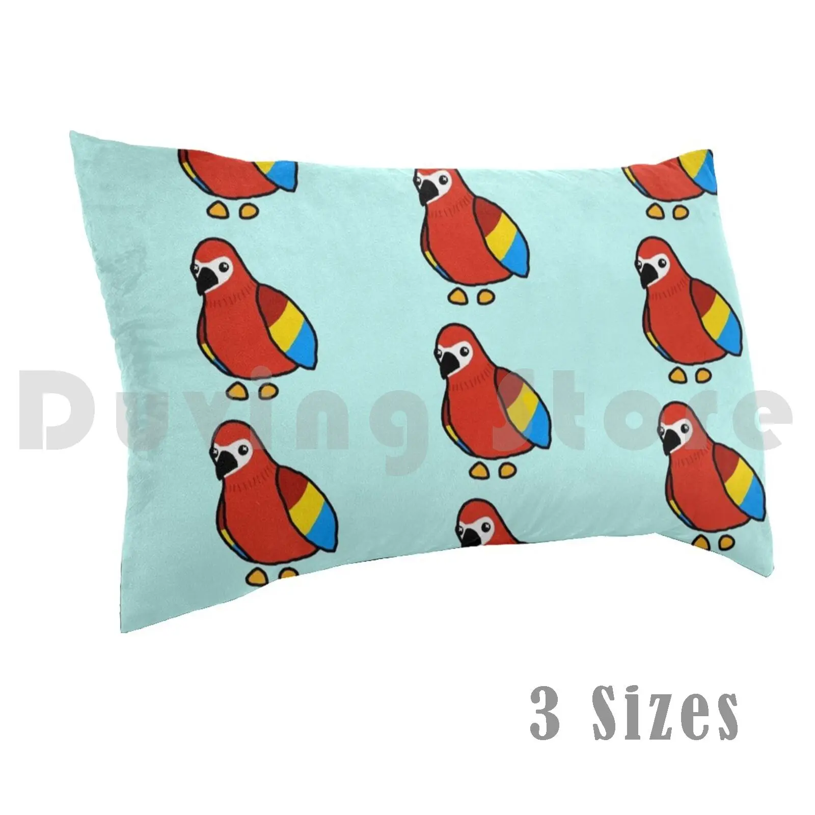 Милый Попугай каракули Подушка Чехол Сделай Сам 50x75 принятый меня попугай