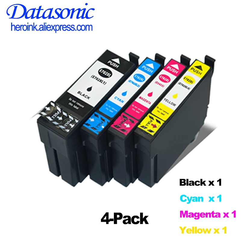 Совместимый чернильный картридж Dat 702 702XL фотография замена для EPSON обозначения