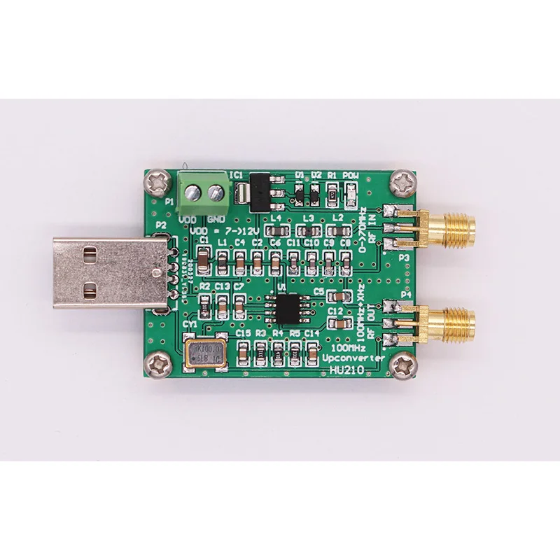 Модуль преобразователя SDR USB интерфейс модель 7 в 12 0 70 МГц оснащена осциллятором 100