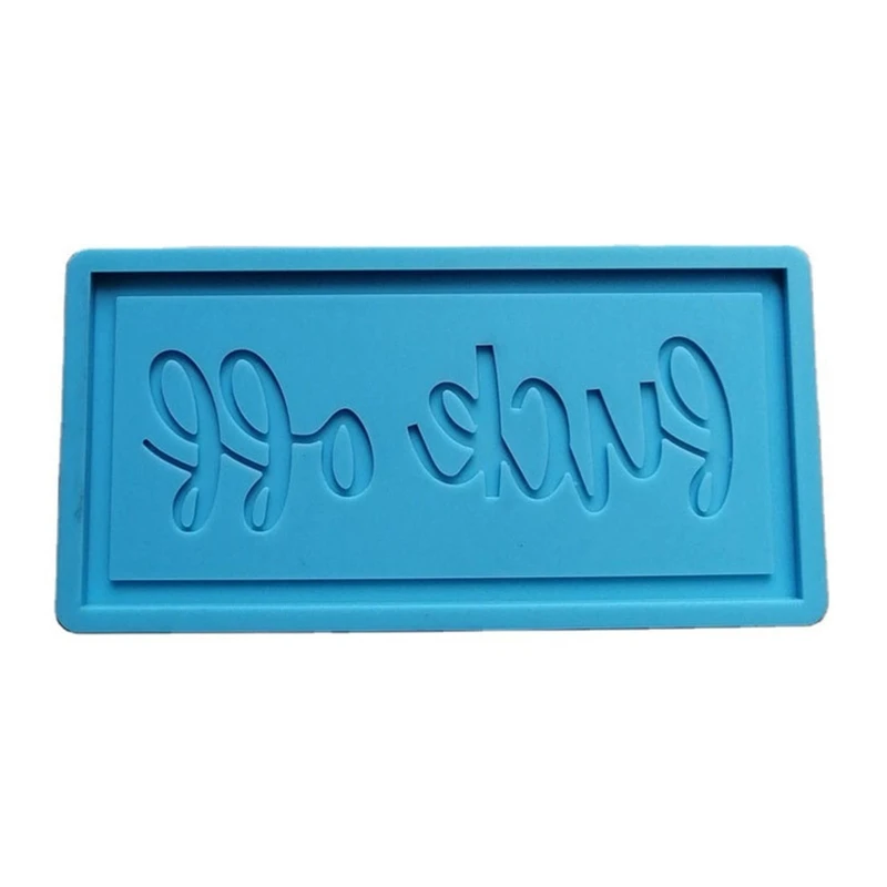 

DIY Crafts Making Epoxy Resin Mold Doorplate Door Signs Casting Silicone Mould 85LB