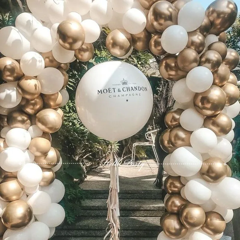 

1 шт., надувные гелиевые шары, 36 дюймов, круглые латексные шарики дюйма