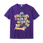 Футболка Aggretsuko с коллажем и надписью Friends, хлопковые Топы И Футболки с принтом, мужские футболки в стиле ретро под заказ