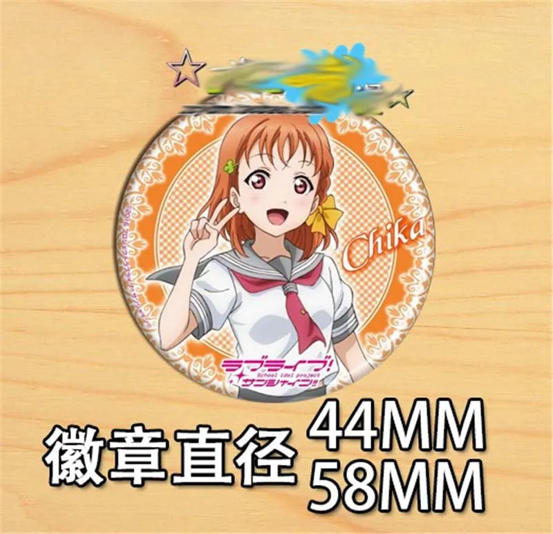 Японское аниме Love Live Aqours булавки Косплей мультяшный значок брошь Коллекционные