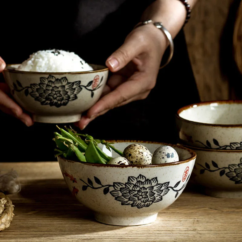 FANCITY в японском Ретро керамическая миска для каши Творческий десерта мисочка