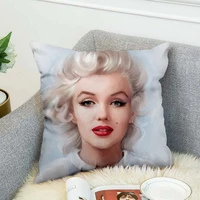 marilyn monroe pillow case polyester decorative pillowcases throw pillow cover style 5