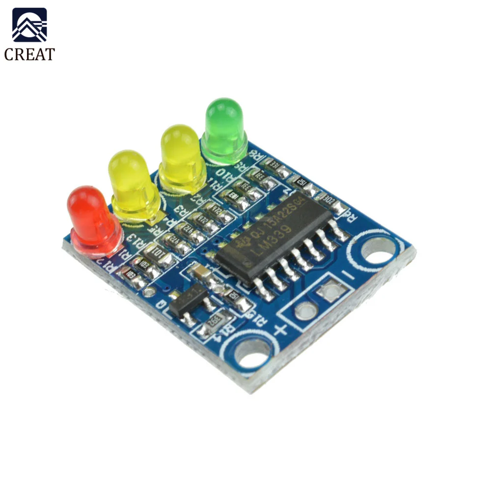 

Индикатор заряда батареи, 12 В, 4 светодиода, для Arduino