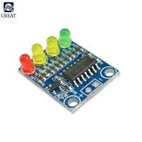 12v electric quantity 4 power indicator battery detection module for arduino 4 leds voltage detection battery test interface