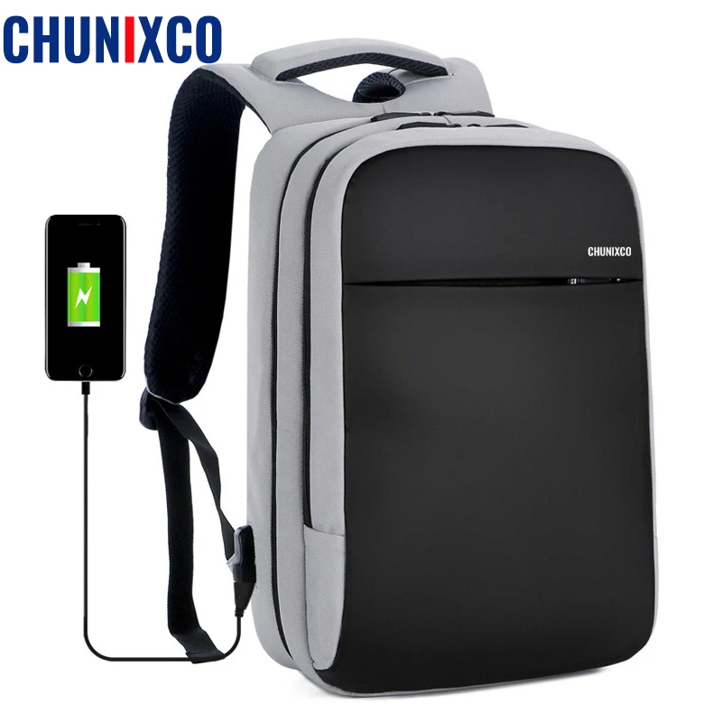 CHUNIXCO противоугонные рюкзаки для мужчин бренд usb зарядка 15 6 дюймов ноутбук