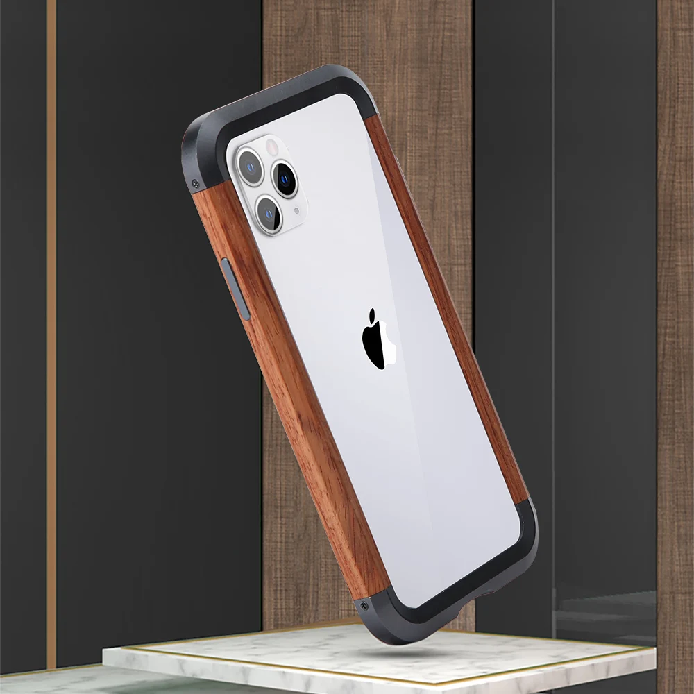 Настоящий Деревянный чехол для телефона iPhone11 Pro 11 Max Роскошный Жесткий