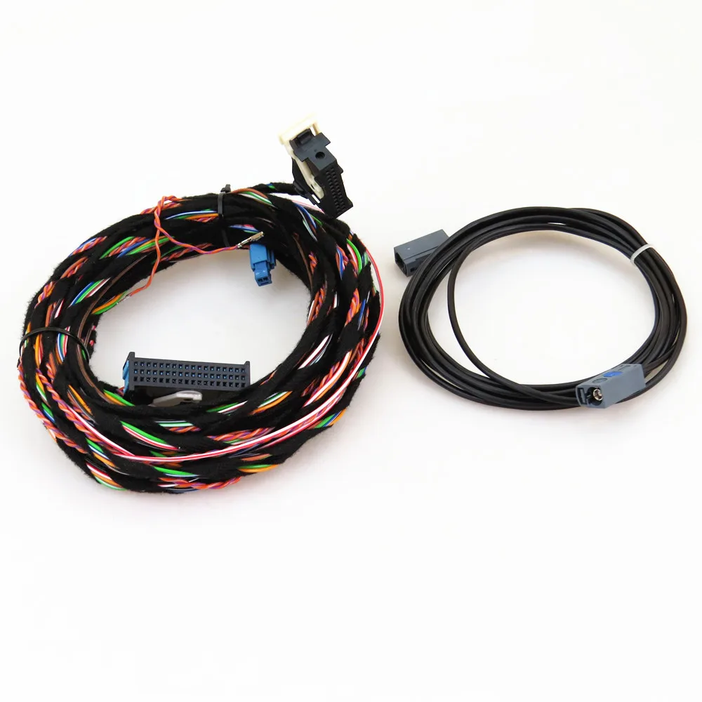 Реверсивный кабель для камеры заднего вида TUKE 12 В RGB Pigtail Fit RCD510 VW Tiguan 5ND 827 566 C 5N0 907 441