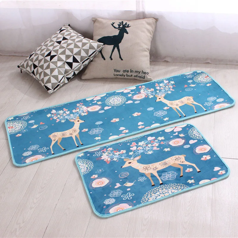 Long Kitchen Mat Bath Carpet Floor Home Entrance Doormat Tapete Absorbent Bedroom Living Room Mats Modern Rug | Дом и сад