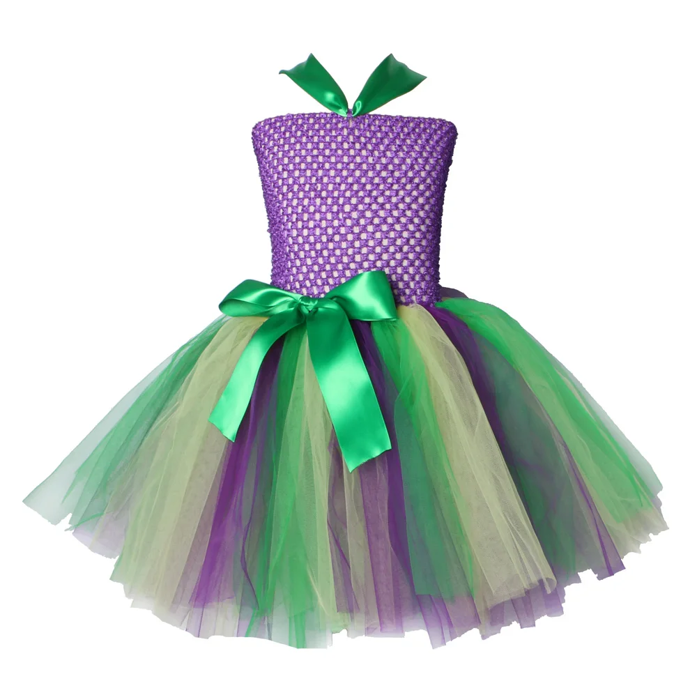 Платье-пачка Ариэль для девочек фатиновое платье принцессы косплея маленькой