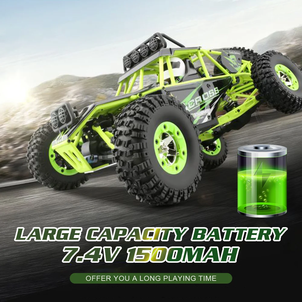 Wltoys 12428 1/12 2,4G 4WD RC автомобиль для восхождения 50 км/ч Высокая Скорость электрический пульт дистанционного управления автомобиль внедорожник Buggy Crawler автомобиля для детей
