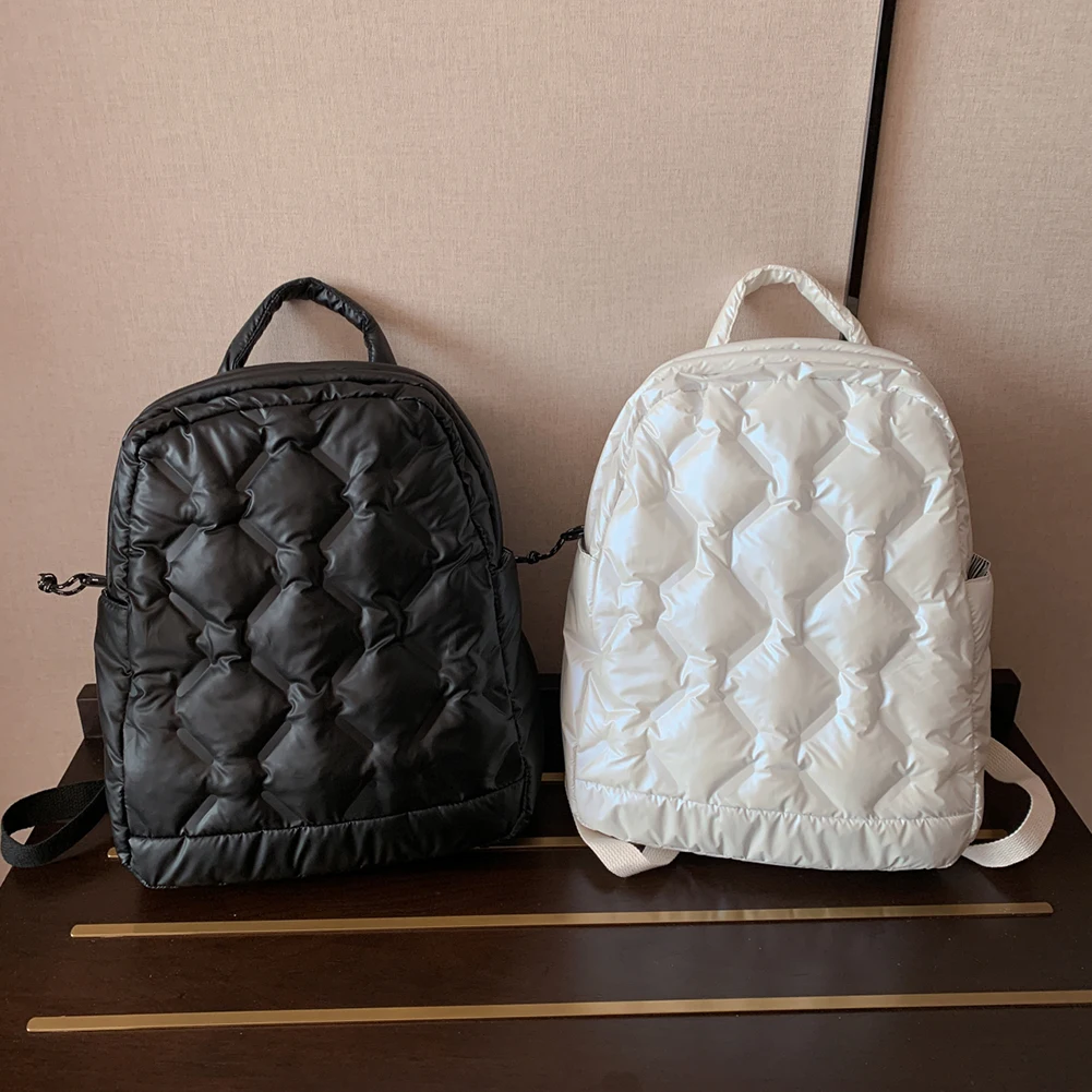 

Autumn Winter Fashion Backpack Space Cotton Backpack Unisex Large Capacity School Bags College School Knapsacks