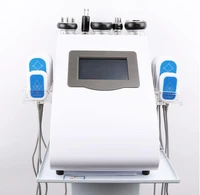 new design 6 in 1 ultrasonic cavitation vacuum radio frequency laser slimming machine for spa