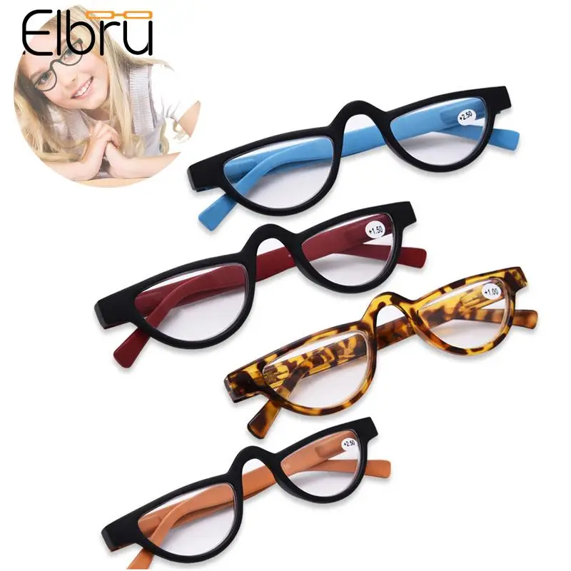 

Elbru Classic Cat Eye Reading Glasses Retro Men Presbyopic Glasses Women Colorful Diopters Eyewear+1.0+1.5+2.0+2.5+3.0+3.5 Gafas