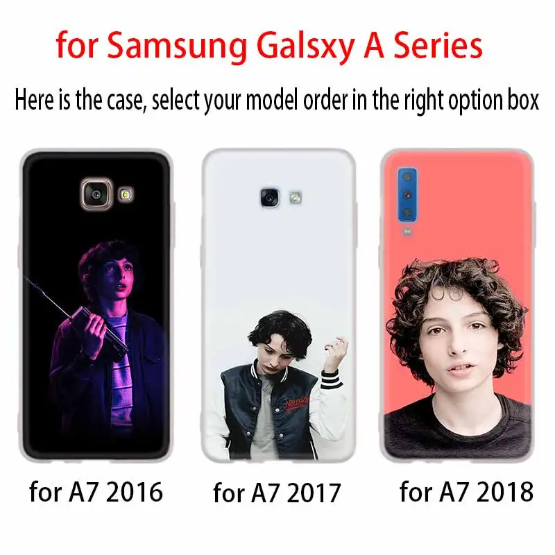 Case For Samsung Galaxy A12/A20/A51/A70/A20s/A21s/A32/A50/A50s/A42/A52/A72 5G A8 A7 A6 2018 Cover Finn Wolfhard Stranger Things | Мобильные