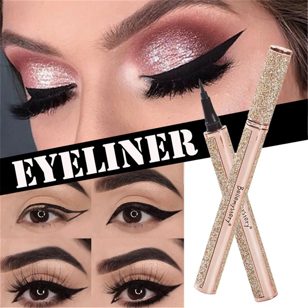 Быстросохнущая подводка для глаз Звездная Галактика водостойкая жидкая с