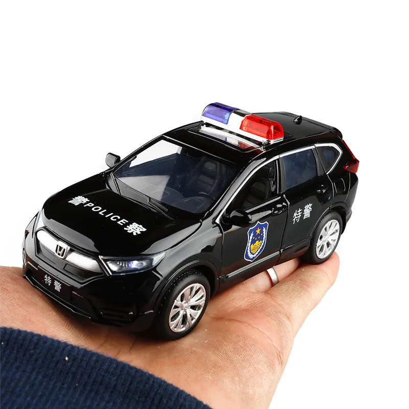 Реалистичная сирена в масштабе 1:32 Honda CRV полицейский автомобиль живой голос 6