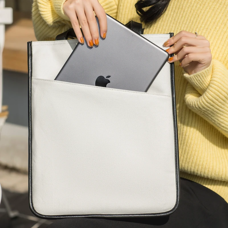 3 Size Fashion Briefcases Large Capacity Laptop Bag Travel Document Ipad Notebook Organizer Pouch Tablet Storage Protection