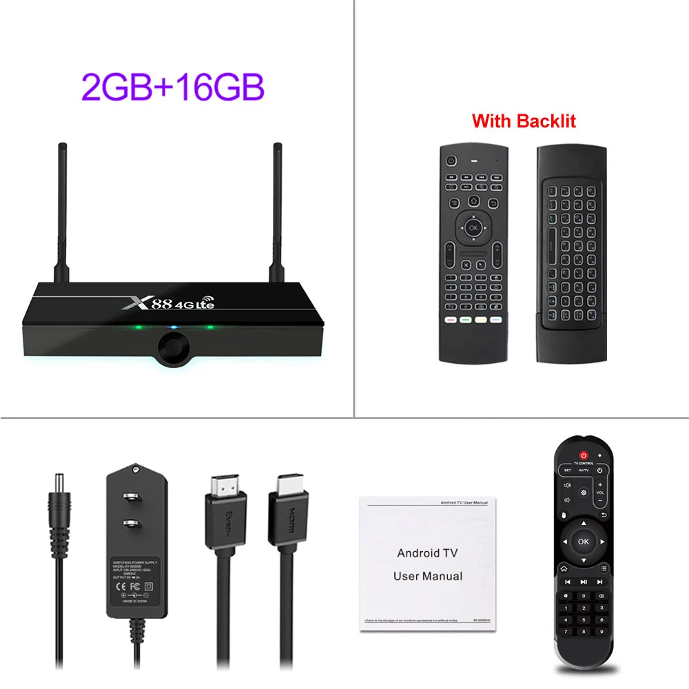 2G 16G MX3 pro Wirel X88 4G Lte Android 7,1 ТВ-бокс на Rockchip RK3328 поддержка 4G Nano sim-карта 2 Гб 16 Гб двойной Wifi 4K 60fps USB3.0 Google Play Store Yout - Цвет: 2G 16G MX3 pro Wirel