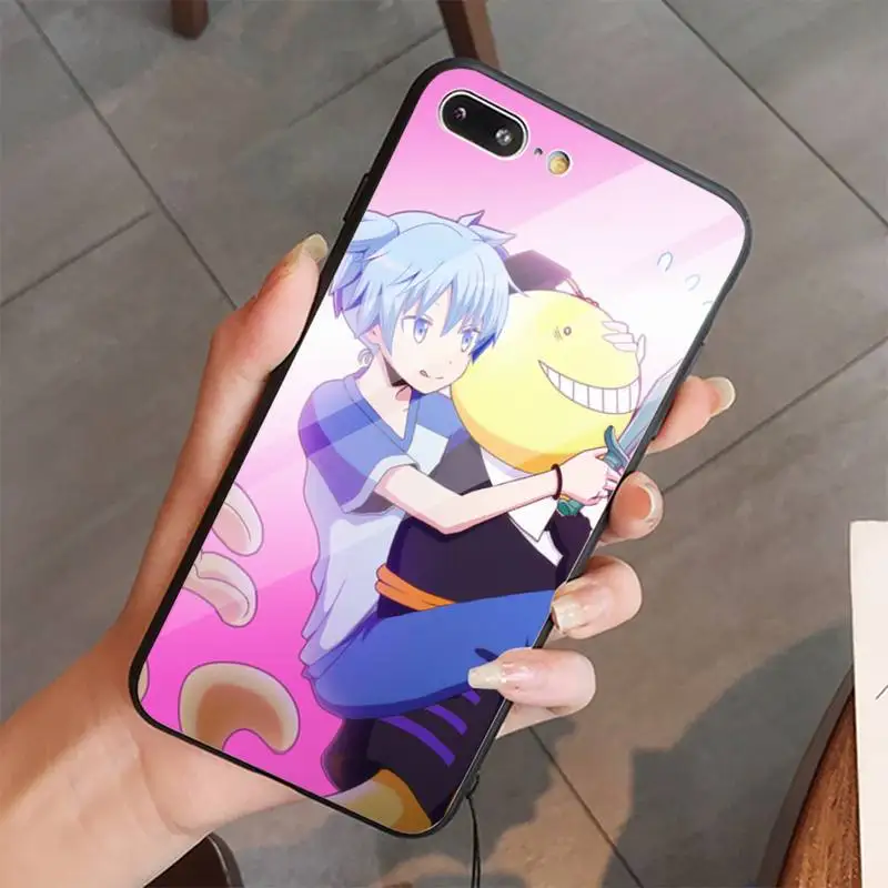 

Karma akabane assasination classroom Phone Case Tempered glass For iphone 5C 6 6S 7 8 plus X XS XR 11 PRO MAX