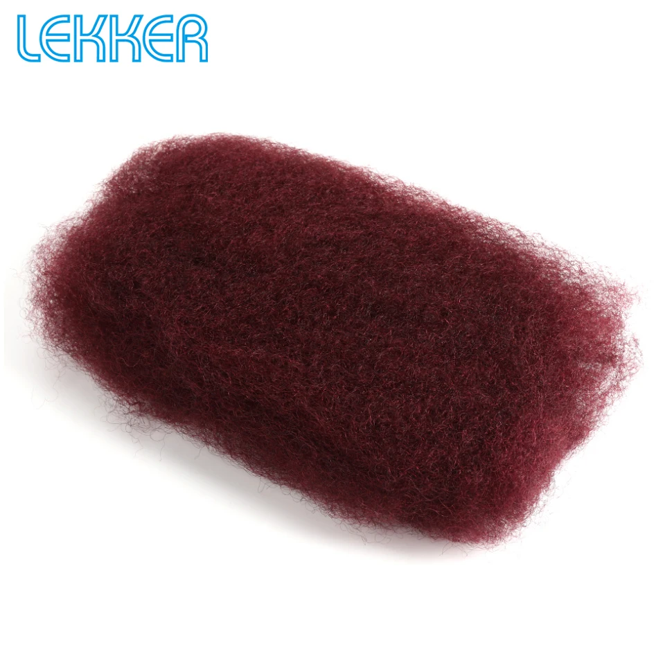 Lekker афро кудрявые волосы оптом вязанные крючком косы remy волосы объемные волосы для плетения волос для наращивания