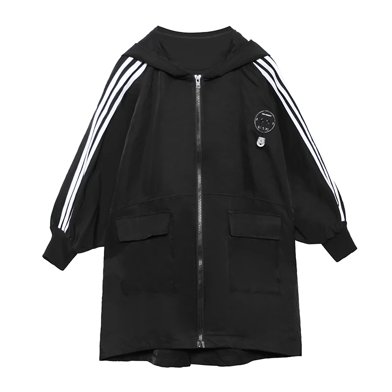 

kywommnz Windbreaker, Female, 2021, New, Mid-length, British,Harajuku,Spring Autumn,All-match,Coat, Female, Fashion,Trendy, E328