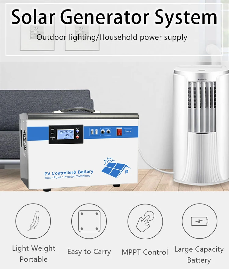 Anern 220V 500W солнечный генератор портативный AC Выходная Электростанция домашний