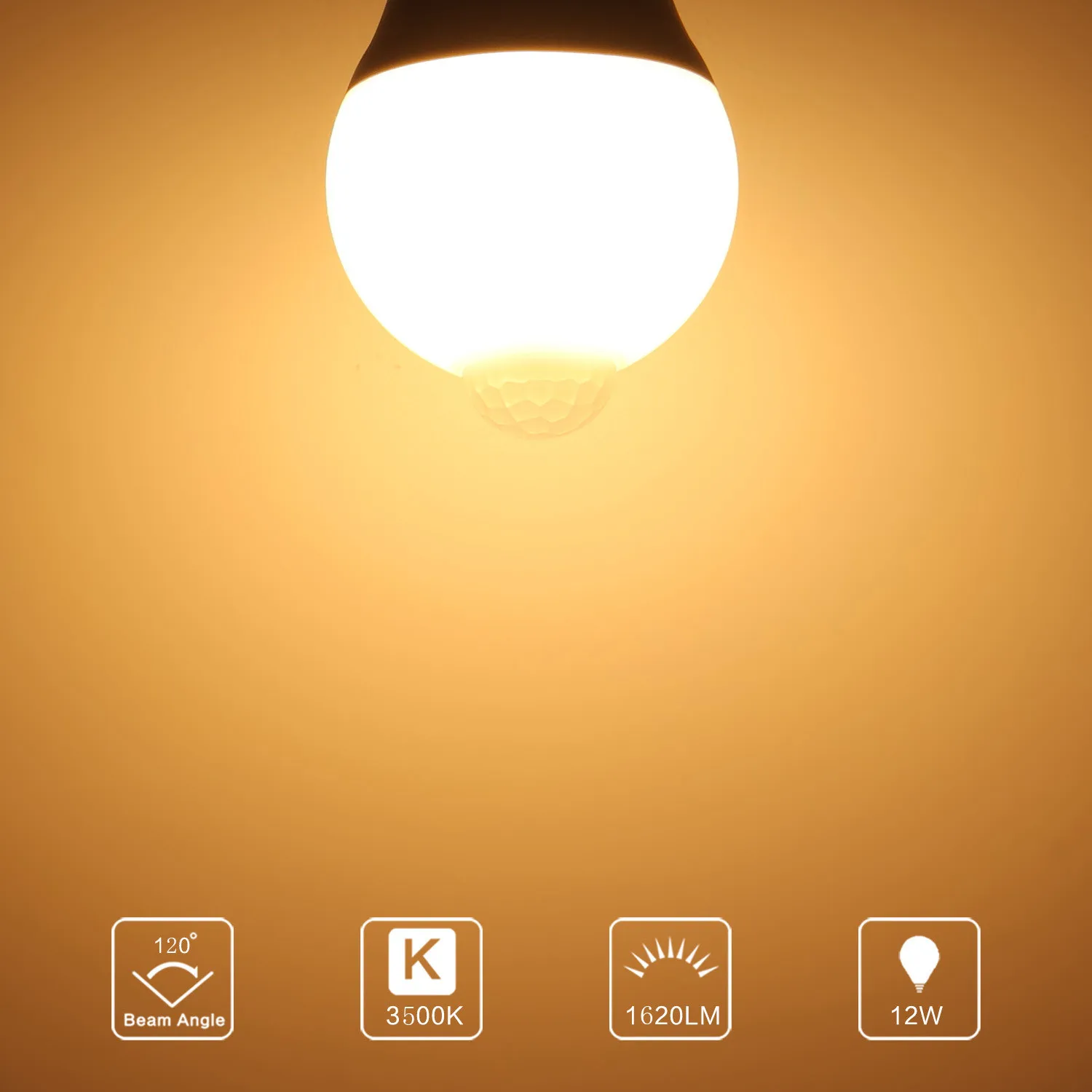 

E27 LED PIR Motion Sensor Infrared Auto Energy Saving Light Lamp Bulb LED Spotlight Table Lamp Lamps Light Lamp Bulb