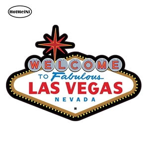 HotMeiNi 13 см x 9,2 см Сказочный знак Лас Вегаса высечка наклейка 4 широкий стикер Смешные автомобильные стикеры s авто наклейки